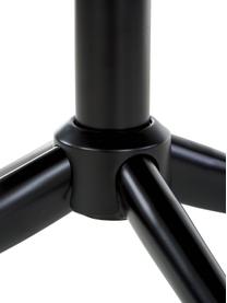 Silla giratoria tapizada Nora, Funda: poliéster, Estructura: metal con pintura en polv, Tejido gris claro, patas negro, An 58 x F 57 cm