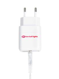 Guirlande lumineuse LED Colorain, 378 cm,, Blanc, rose, tons gris, long. 378 cm