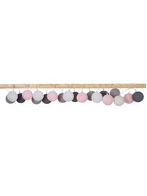 Guirlande lumineuse LED Colorain, 378 cm,, Blanc, rose, tons gris, long. 378 cm