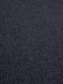 Modulaire bank Lennon (4-zits) in blauw, Bekleding: 100% polyester De slijtva, Frame: massief grenenhout, FSC-g, Poten: kunststof De poten bevind, Geweven stof donkerblauw, B 327 x H 119 cm