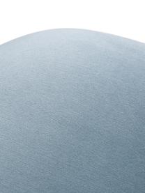 Samt-Polsterstuhl Rachel in Blau, Bezug: Samt (Hochwertiger Polyes, Beine: Metall, pulverbeschichtet, Samt Hellblau, B 53 x T 57 cm