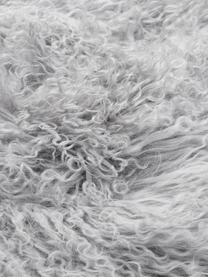 Peau d'agneau à poils longs Ella, Gris clair, larg. 50 x long. 80 cm