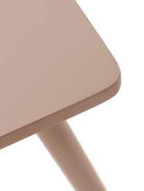 Tavolo per bambini in legno Kinna Mini, Legno di pino, pannello di fibra a media densità (MDF) laccato, Rosa, Larg. 50 x Alt. 50 cm