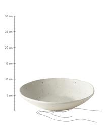 Piatto fondi Marlee 4 pz., Terracotta, Bianco crema, Ø 24 x Alt. 5 cm