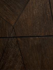 Komoda z litego drewna mangowego Harry, Korpus: lite drewno mangowe, laki, Drewno mangowe, ciemny lakierowany, S 100 x W 80 cm