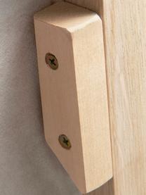 Cabecero de ratán Byrum, Madera de roble, abedul, ratán y madera contrachapada, Beige, An 165 x Al 85 cm