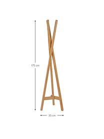 Kleiderständer Clift aus Eichenholz, Eichenholz, massiv, FSC®-zertifiziert, Eichenholz, H 175 cm
