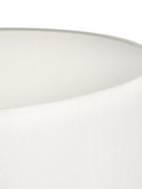 Lampada da terra di design Luomo, Paralume: tessuto di lino, Base della lampada: resina laccata, Bianco, Larg. 72 x Alt. 153 cm