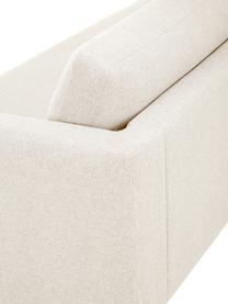 Sofa Luna (3-Sitzer) in Beige mit Metall-Füßen, Bezug: 100% Polyester Der hochwe, Gestell: Massives Buchenholz, Füße: Metall, galvanisiert, Webstoff Beige, B 230 x T 95 cm