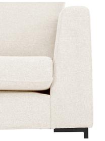 Sofa Luna (3-Sitzer) in Beige mit Metall-Füßen, Bezug: 100% Polyester Der hochwe, Gestell: Massives Buchenholz, Füße: Metall, galvanisiert, Webstoff Beige, B 230 x T 95 cm
