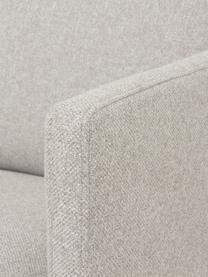 Sofa Fluente (2-Sitzer) in Beige mit Metall-Füßen, Bezug: 80% Polyester, 20% Ramie , Gestell: Massives Kiefernholz, Füße: Metall, pulverbeschichtet, Webstoff Beige, B 166 x T 85 cm