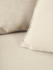 Sofa Mila (2-Sitzer), Bezug: 100% Polyester Der hochwe, Gestell: Kieferholz, Faserplatte, , Webstoff Dunkelbeige, B 190 x H 85 cm