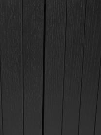 Enfilade moderne noire avec portes Johan, Noir, larg. 160 x haut. 75 cm