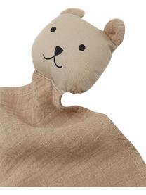 Komplet przytulanek kocyków Yoko, 2 elem., 100% bawełna organiczna, Beżowy, S 25 x D 25 cm