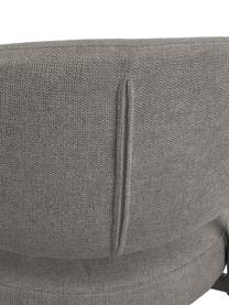 Sedia imbottita Adele 2 pz, Rivestimento: 95% poliestere, 5% nylon , Struttura: metallo verniciato a polv, Tessuto grigio, Larg. 54 x Prof. 57 cm