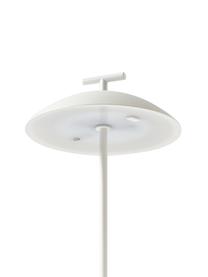 Lampe à poser LED intensité variable Mini Geen-A, Métal, revêtement par poudre, Blanc, Ø 20 x haut. 36 cm