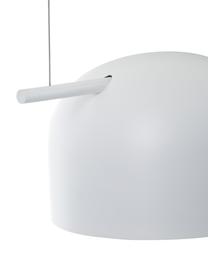 Große Pendelleuchte Joel, Lampenschirm: Metall, pulverbeschichtet, Baldachin: Metall, pulverbeschichtet, Weiß, B 127 x H 15 cm