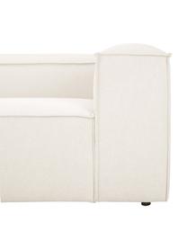 Diván modular grande Lennon, Tapizado: 100% poliéster Alta resis, Estructura: madera de pino maciza, ma, Patas: plástico, Tejido beige, An 357 x F 119 cm, respaldo izquierdo