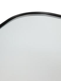 Eckiger Wandspiegel Lily mit schwarzem Metallrahmen, Rahmen: Metall, beschichtet, Spiegelfläche: Spiegelglas, Rückseite: Mitteldichte Holzfaserpla, Schwarz, B 50 x H 70 cm