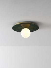 Nástenná a stropná lampa Cehlani, Zelená mramorová, Ø 28 x V 16 cm