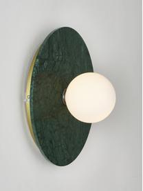 Nástenná a stropná lampa Cehlani, Zelená mramorová, Ø 28 x V 16 cm