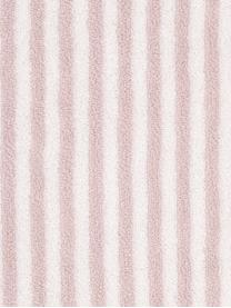 Gestreepte handdoek Viola, 2 stuks, Roze, wit, Handdoek, B 50 x L 100 cm, 2 stuks