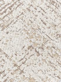 Tappeto Yava, 70% poliestere, 30% cotone (certificato GRS), Beige, marrone, Larg. 80 x Lung. 150 cm (taglia XS)
