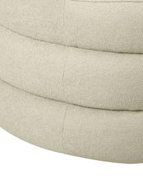 Fauteuil design tissu bouclé Solomon, Tissu bouclé vert matcha, larg. 95 x prof. 80 cm