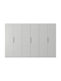 Modularer Drehtürenschrank Simone, 300 cm Breite, mehrere Varianten, Korpus: Spanplatte, FSC-zertifizi, Holz, Grau, Basic Interior, B 300 x H 200 cm