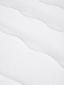 Slaapbank Luna in lichtgrijs met metalen poten, Bekleding: 100% polyester, Oeko-Tex , Frame: massief beukenhout, multi, Geweven stof lichtgrijs, B 270 x D 184 cm, hoekdeel links