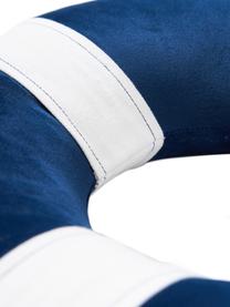Coussin rond Duffle, Bleu, Ø 35 cm