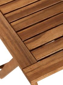 Set de balcón de madera de acacia Lodge, 3 pzas., Madera de acacia con certificado FSC®, Madera de acacia, Set de diferentes tamaños