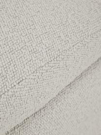 Pouf avec rangement tissu bouclé Winou, Tissu bouclé blanc crème, larg. 50 x haut. 48 cm