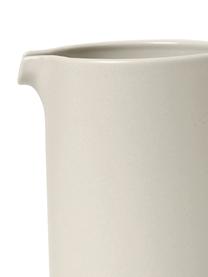 Milchkännchen Pilar in Beige matt/glänzend, 280 ml, Keramik, Beige, Ø 8 x H 10 cm
