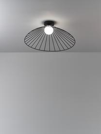 Stropná lampa Silvan, Čierna, Š 59 x V 24 cm