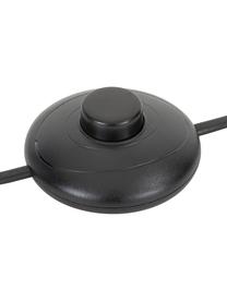 Stojacia tripod lampa s textilným tienidlom Cella, Čierna, odtiene zlatej, Ø 45 x V 147 cm