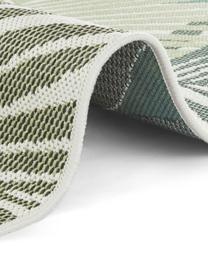 In- & Outdoor-Teppich Vai mit Blattmuster, 100% Polypropylen, Grüntöne, Beige, B 80 x L 150 cm (Größe XS)