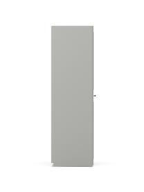 Armario modular Charlotte, 2 puertas (100 cm), diferentes variantes, Estructura: aglomerado con certificad, Gris, Interior Basic (Al 200 cm)