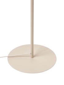 Lampadaire avec abat-jour asymétrique Nyla, Beige, Ø 40 x haut. 160 cm