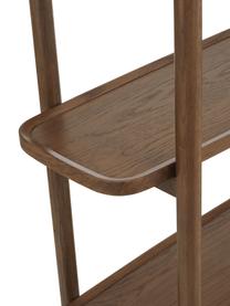 Standregal Libby aus Eichenholz, dunkel gebeizt, Gestell: Massives Eichenholz, Eichenholz, dunkel gebeizt, B 100 x H 148 cm