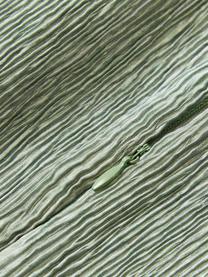 Housse de coussin texturée Aline, 100 % polyester, Vert, larg. 45 x long. 45 cm