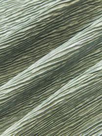 Povlak na polštář se strukturovaným povrchem Aline, 100 % polyester, Zelená, Š 45 cm, D 45 cm