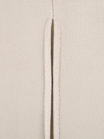 Poltrona in velluto Louise, Rivestimento: velluto (poliestere) Con , Piedini: metallo rivestito, Velluto beige, Larg. 76 x Prof. 75 cm