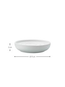 Portasapone in porcellana Nova One, Porcellana, Bianco, Ø 11 x Alt. 3 cm