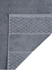 Set 3 asciugamani color grigio scuro con motivo a nido d'ape Katharina, Grigio scuro, Set in varie misure