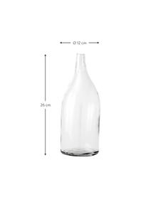 Karafka ze szkła dmuchanego Strandgade, Szkło dmuchane, Transparentny, Ø 12 x W 26 cm