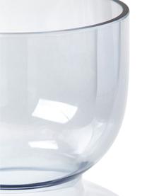 Mondgeblazen glazen vaas Clea, Glas, Blauw, Ø 13 x H 30 cm