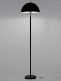Lampada da terra nera Matilda, Paralume: metallo verniciato a polv, Base della lampada: metallo verniciato a polv, Nero, Ø 40 x Alt. 164 cm