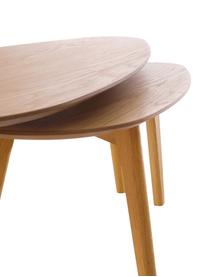Couchtisch-Set Bloom aus Eichenholz, 2-tlg., Eichenholz, Set mit verschiedenen Größen