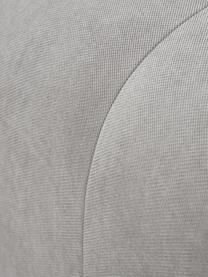 Poggiapiedi da divano Lena, Rivestimento: tessuto (88% poliestere, , Struttura: legno di pino, legno lami, Piedini: plastica, Tessuto grigio argento, Larg. 76 x Alt. 44 cm